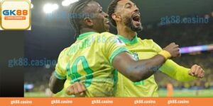 Tân binh MU – Matheus Cunha – khuấy đảo hàng thủ Paraguay trong trận cầu then chốt vòng loại World Cup – Ảnh GK88.